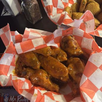 Our Gang's Lounge - Honey mustard wings , i think , and fried pickles - American Near Me - Sharon, Pennsylvania