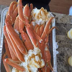 Captain Joe's Crabs and Seafood - 5 clusters $12.99 each. Great deal &size