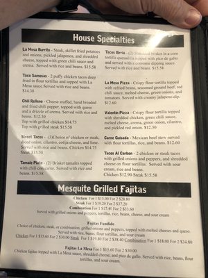 Menu photo 3 La Mesa Mesquite Grill Joshua, TX Menu photo 3 La Mesa Mesquite Grill Joshua, TX