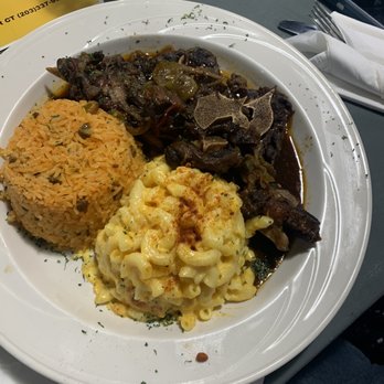 Miss Thelma's - Oxtail Baked Macaroni and Cheese Spanish rice - Soul Food Near Me - Bridgeport, Connecticut Miss Thelma's - Oxtail Baked Macaroni and Cheese Spanish rice - Soul Food Near Me - Bridgeport, Connecticut