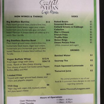 The Soulful Vegan - Vegan Near Me - Akron, Ohio