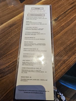 Menu photo 4 de Fuego Clackamas, OR