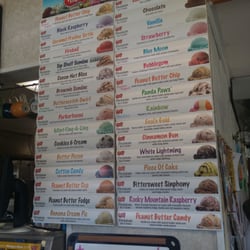Dunham's Frosty Chalet - So many flavors!