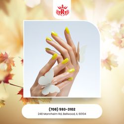 Red Nails - Golden yellows that capture the warmth of autumn days. Bright enough to pop, soft enough to stay classy. Book your fall nail now!