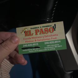 Taqueria & Pupuseria El Paso - New location by sams club in gaithersburg
