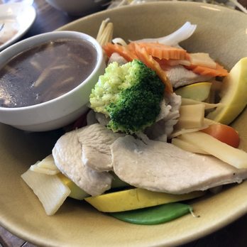 The Bangkok - Steamed chicken and vegetables with ginger sauce - Vietnamese Near Me - Melrose, Massachusetts The Bangkok - Steamed chicken and vegetables with ginger sauce - Vietnamese Near Me - Melrose, Massachusetts