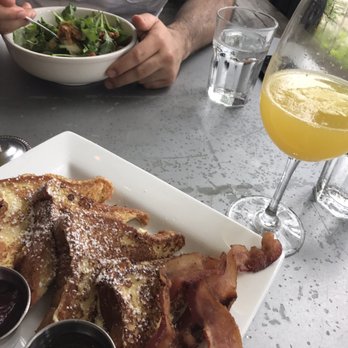 Brasil - Brioche French toast and mimosa - Breakfast & Brunch Near Me - Houston, Texas