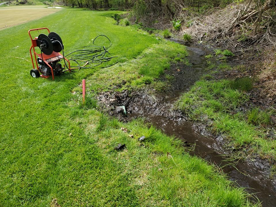 Slide of Electric Snake Sewer and Drain Service