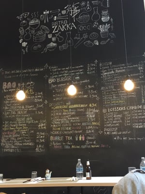 Menu photo 2 Bistro Zakka Lyon, 69 Menu photo 2 Bistro Zakka Lyon, 69