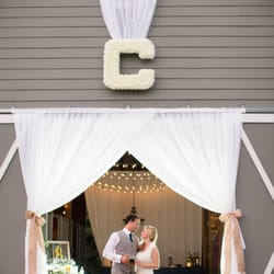 Chapel in the Woods - Horse barn transformed into a beautiful wedding reception area.