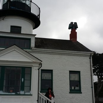 Point Pinos Lighthouse - September 12, 2016 ~ Point Pinos Lighthouse being painted. - Landmarks & Historical Buildings Near Me - Pacific Grove, California
