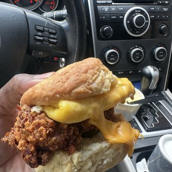 Bomb Biscuit - Hot Honey Chicken Biscuit - Breakfast & Brunch Near Me - Atlanta, Georgia