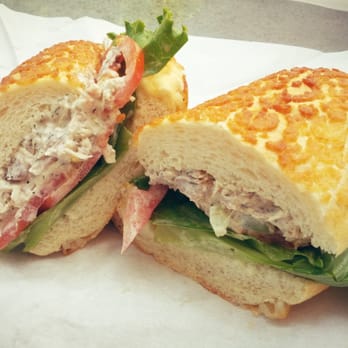 Lutticken's - Chicken salad on Dutch crunch sandwich. - Delis Near Me - Stanford, California