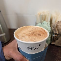 Carmel Valley Coffee Roasting Co - Fogbreaker latte - just don't expect any art as they serve it!