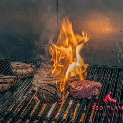 Red Flame Steak & Grill - Our steaks are fresh, never frozen, and fire grilled to order.