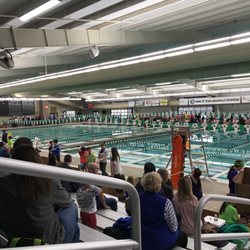 Westside Aquatic Center - Cardboardboat races about to begin!