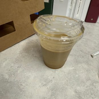 Re Bakesic - The coffee didn't spill, but the cup was barely filled. I'm disappointed with how little coffee I received - Bakeries Near Me - Alhambra, California