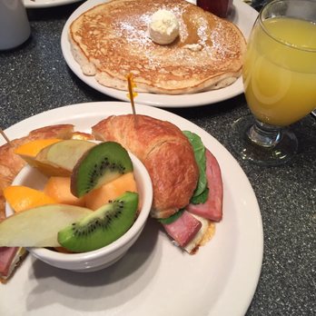 Studio One Cafe - Croissant breakfast sandwich. Good not great. - Breakfast & Brunch Near Me - Eugene, Oregon