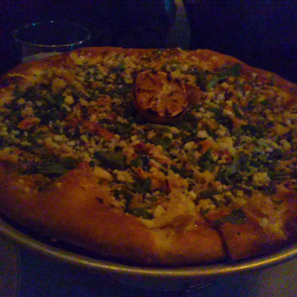 Waypoint - Chopped clam pizza. It was entirely covered in garlic! I wouldn't get this again. - Bars Near Me - Cambridge, Massachusetts Waypoint - Chopped clam pizza. It was entirely covered in garlic! I wouldn't get this again. - Bars Near Me - Cambridge, Massachusetts