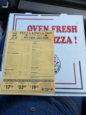 Menu photo 3 Pizza King & More Dearborn, MI