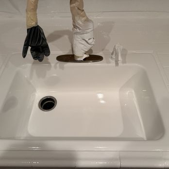 Simply Reglaze - Sink after - Refinishing Services Near Me - Anaheim, California