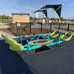 Orchard Lane Park - Taking the seesaw to a whole new level.
