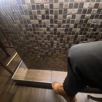 Matteo's Trattoria - Tile work under the bar, very nice - Italian Near Me - Huntington, New York