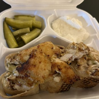 Rotana Elsham Shawarma - Chicken shawarma, cut - Food Trucks Near Me - Santa Ana, California