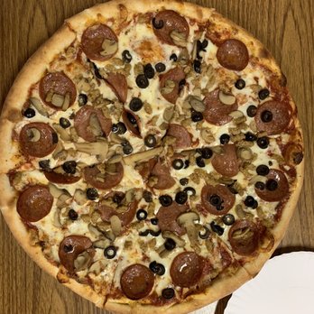 The Flying Pizza - This is what the worst pizza on the planet looks like. - Pizza Near Me - Fairborn, Ohio