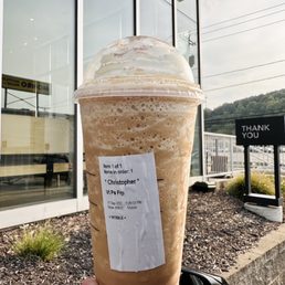 My free birthday pumpkin spice Frappuccino. My free birthday pumpkin spice Frappuccino.