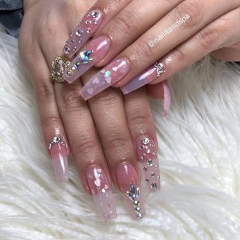 K Nails and Spa  - Clear nails again! I love this color - Nail Salons Near Me - Vista, California