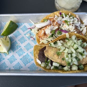 Rreal Tacos - Chamblee - Grilled shrimp taco and veggie taco - Tacos Near Me - Atlanta, Georgia Rreal Tacos - Chamblee - Grilled shrimp taco and veggie taco - Tacos Near Me - Atlanta, Georgia
