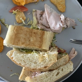 Submarina - This is a half of a 9' and that's literally all the meat we got in it!!! So dry and flavorless no toppings ! - Sandwiches Near Me - Murrieta, California Submarina - This is a half of a 9' and that's literally all the meat we got in it!!! So dry and flavorless no toppings ! - Sandwiches Near Me - Murrieta, California