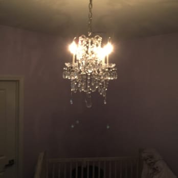 OC PRO Electric - Crystal Chandelier for baby's room. - Electricians Near Me - Ladera Ranch, California