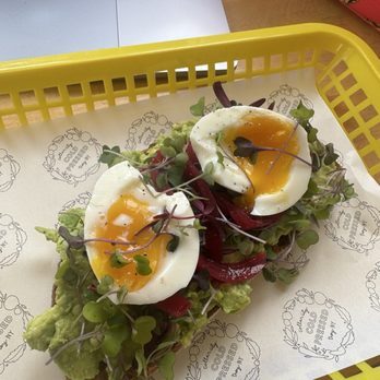 Collar City Cold Pressed - Avocado toast with soft boiled egg - Juice Bars & Smoothies Near Me - Troy, New York Collar City Cold Pressed - Avocado toast with soft boiled egg - Juice Bars & Smoothies Near Me - Troy, New York