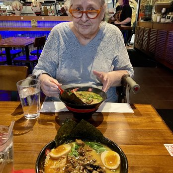 Bakudan Ramen - Spicy Miso Spicy Miso with Buckwheat Noodles & my beautiful mother. - Ramen Near Me - San Antonio, Texas Bakudan Ramen - Spicy Miso Spicy Miso with Buckwheat Noodles & my beautiful mother. - Ramen Near Me - San Antonio, Texas