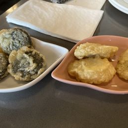 Tempura Oreo and bananas