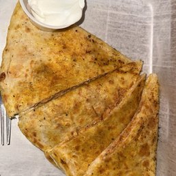Chicken quesadilla! The seasoning on this was AMAZING.