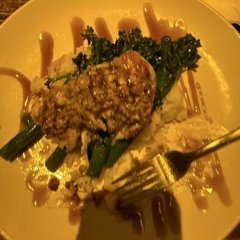 Land Ocean Restaurant Reno - Macadamia Nut Crusted Chilean Seas bass - New American Near Me - Reno, Nevada Land Ocean Restaurant Reno - Macadamia Nut Crusted Chilean Seas bass - New American Near Me - Reno, Nevada