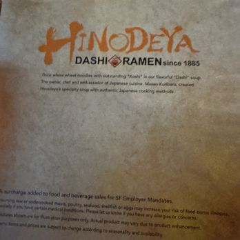HINODEYA Ramen & Bar Chestnut - Ramen Near Me - San Francisco, California HINODEYA Ramen & Bar Chestnut - Ramen Near Me - San Francisco, California