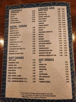 Menu photo 3 Faulkners London, XGL