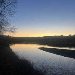 Threaded Elements Yoga - The mystic river behind the studio