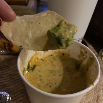 Torchy's Tacos - The only avocado bit in the queso. Usually it's loaded. - Tex-Mex Near Me - Allen, Texas Torchy's Tacos - The only avocado bit in the queso. Usually it's loaded. - Tex-Mex Near Me - Allen, Texas