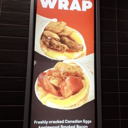 Wendy's - Breakfast wraps