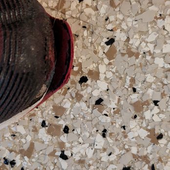 TSR Concrete Coatings - This is a close up of the Sea Shore color of our garage floor. - Masonry/Concrete Near Me - Freeport, Illinois TSR Concrete Coatings - This is a close up of the Sea Shore color of our garage floor. - Masonry/Concrete Near Me - Freeport, Illinois