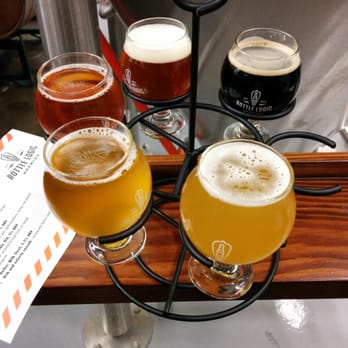 Bottle Logic Brewing - The Flight (5 Beers for $9) - Breweries Near Me - Anaheim, California Bottle Logic Brewing - The Flight (5 Beers for $9) - Breweries Near Me - Anaheim, California
