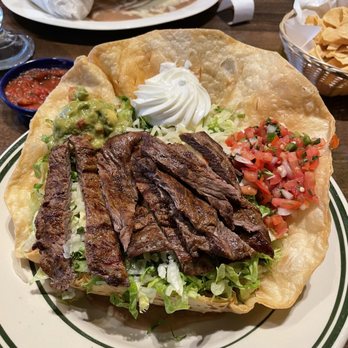 Micheladas Mex Grill - Taco salad with carne asada - Mexican Near Me - Northridge, California Micheladas Mex Grill - Taco salad with carne asada - Mexican Near Me - Northridge, California