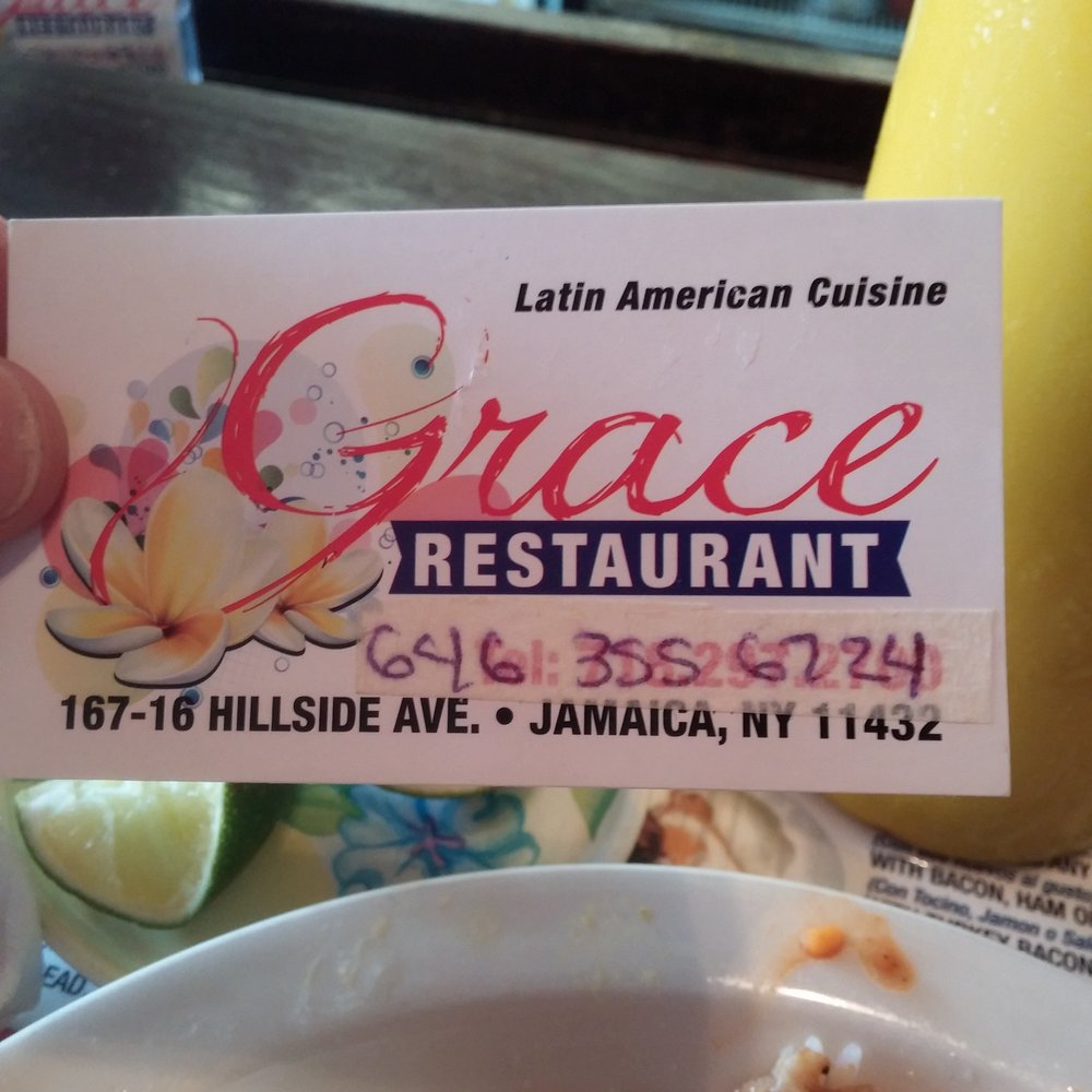 Grace Restaurant - a plate of food and a drink - Barbeque Near Me - Jamaica, New York