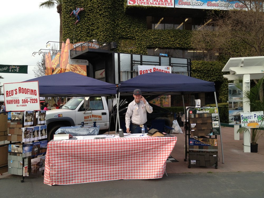 Slide of Red's Roofing