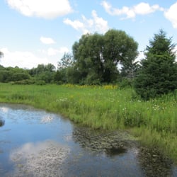 Castle Creek Conservancy - View over Six Mile Creek at the far east end of the park